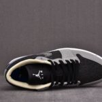 (BEST) Air Jordan 1 Low SE 'CRATER BLACK GREY'