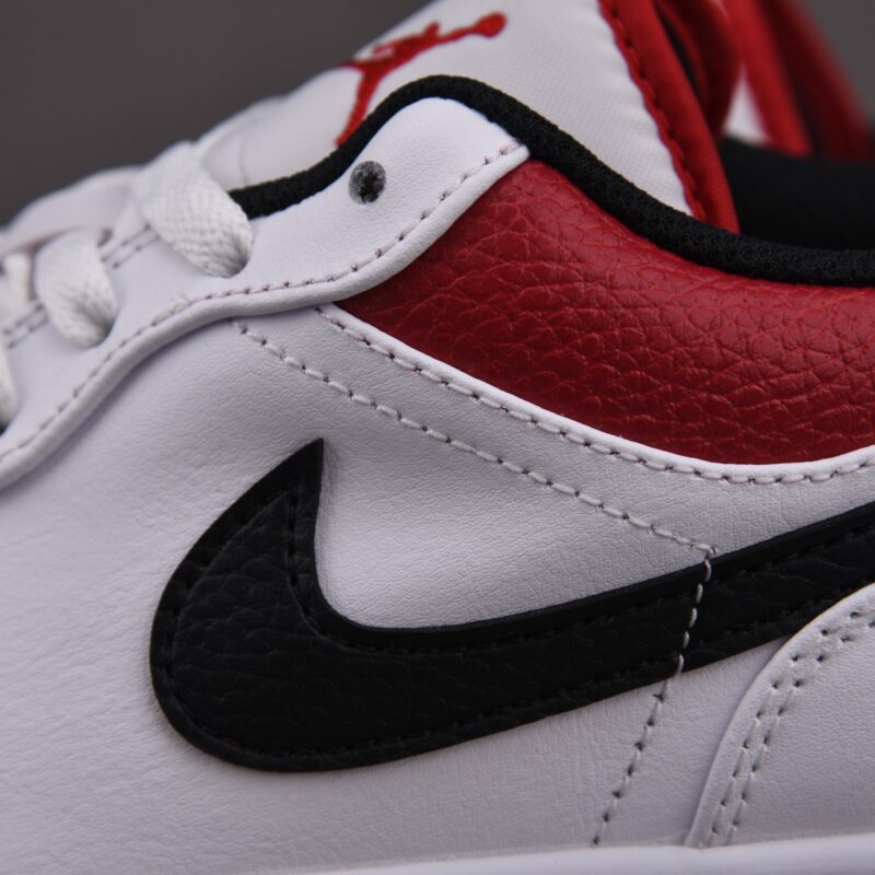 (BEST) Air Jordan 1 Low 'White Gym Red'