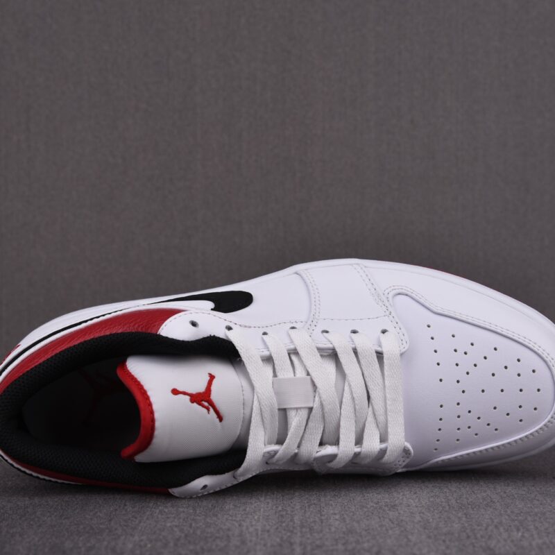 (BEST) Air Jordan 1 Low 'White Gym Red'