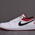 (BEST) Air Jordan 1 Low 'White Gym Red'