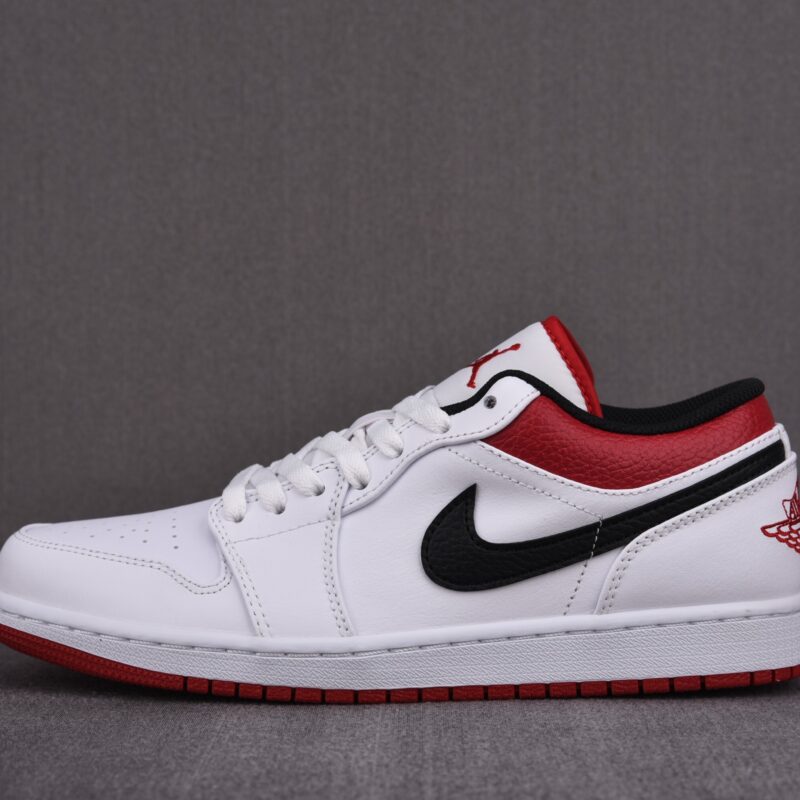 (BEST) Air Jordan 1 Low 'White Gym Red'