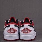 (BEST) Air Jordan 1 Low 'White Gym Red'