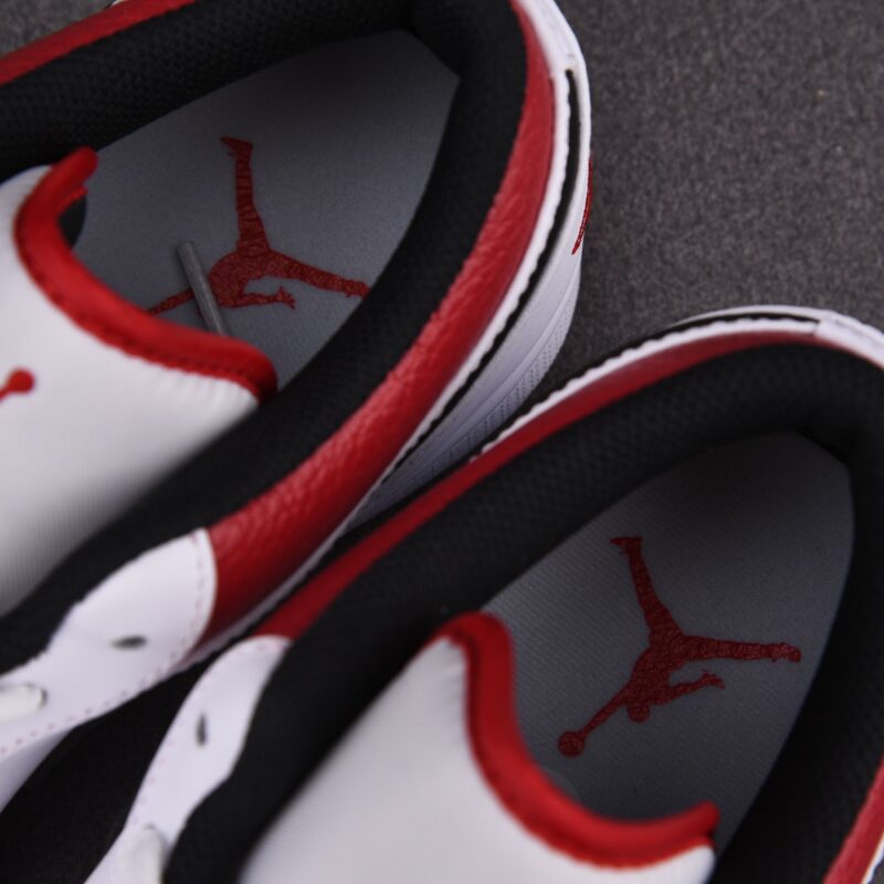 (BEST) Air Jordan 1 Low 'White Gym Red'