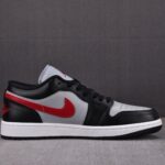 (BEST) Air Jordan 1 Low 'WOLF GREY GYM RED'