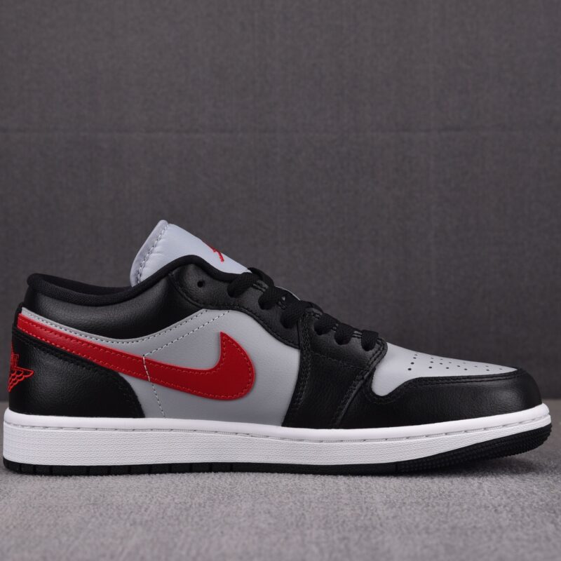 (BEST) Air Jordan 1 Low 'WOLF GREY GYM RED'