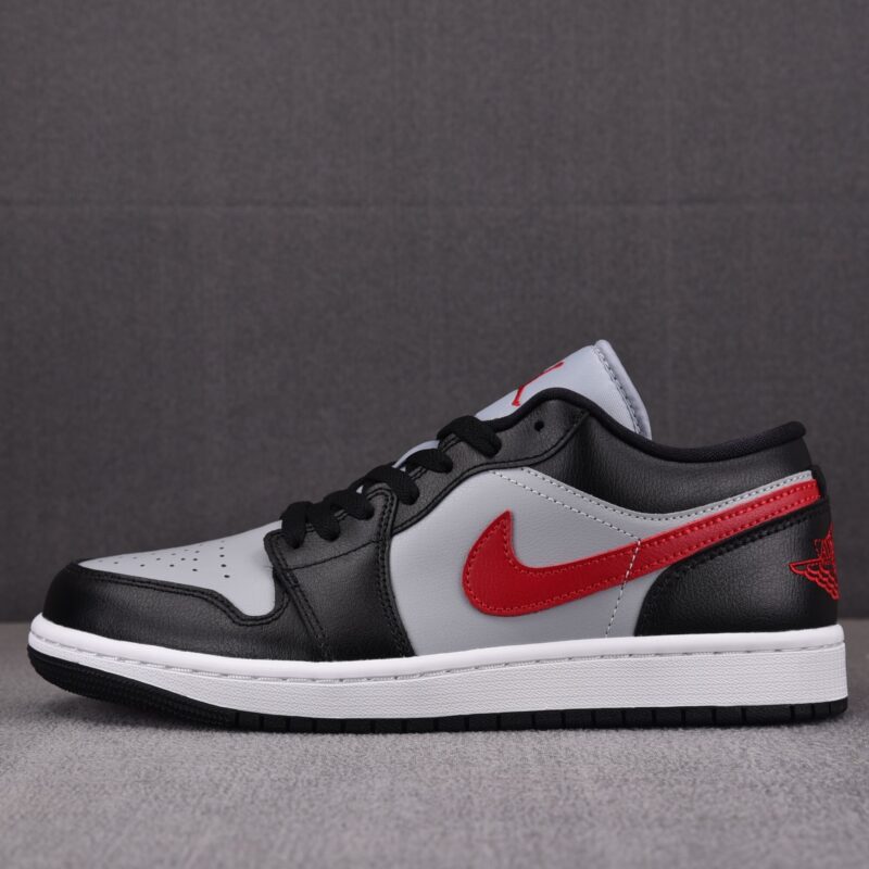 (BEST) Air Jordan 1 Low 'WOLF GREY GYM RED'