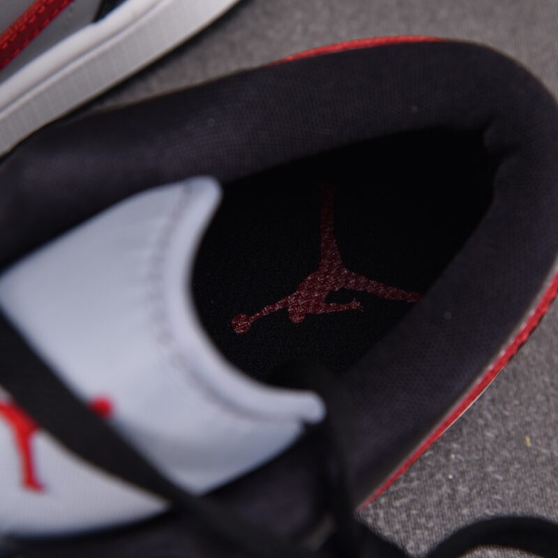 (BEST) Air Jordan 1 Low 'WOLF GREY GYM RED'