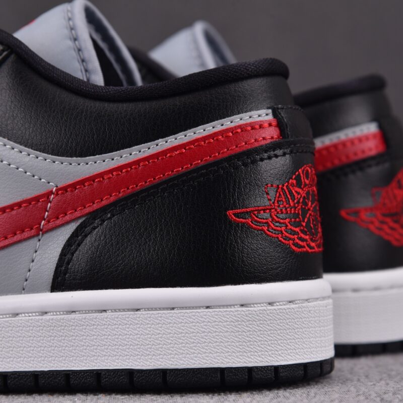 (BEST) Air Jordan 1 Low 'WOLF GREY GYM RED'