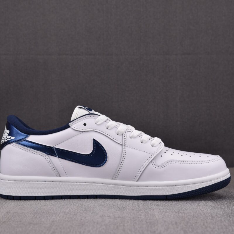 (BEST) Air Jordan 1 Retro Low '85 'METALLIC BLUE'