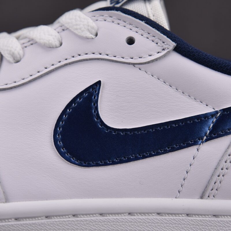 (BEST) Air Jordan 1 Retro Low '85 'METALLIC BLUE'