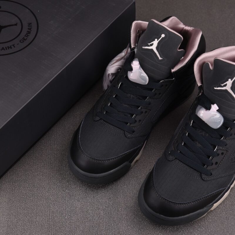 (BEST) Air Jordan 5 Retro Paris Saint-Germain 'OFF NOIR'