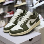 (BEST) Air Jordan 1 Low 'MEDIUM OLIVE'