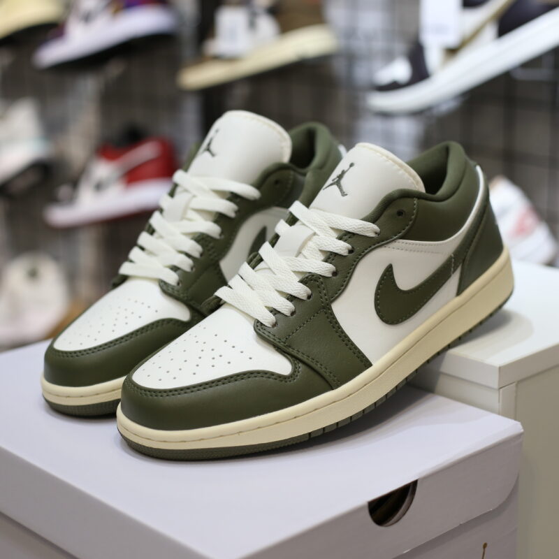 (BEST) Air Jordan 1 Low 'MEDIUM OLIVE'