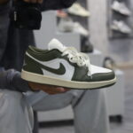 (BEST) Air Jordan 1 Low 'MEDIUM OLIVE'
