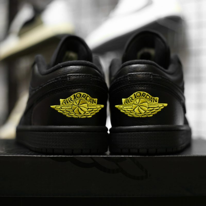 (BEST) Jordan 1 Low 'BLACK ELEPHANT PRINT'