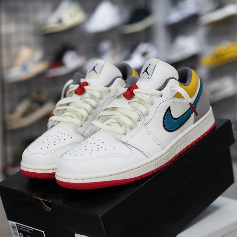 (BEST) Jordan 1 Low Premium ‘SAIL YELLOW OCHRE’