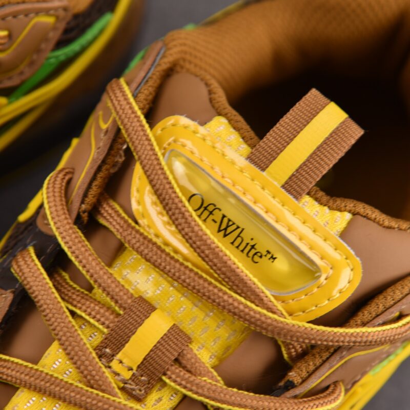 (BEST) OFF-WHITE Be Right Back Sneakers 'BLACK BROWN YELLOW'