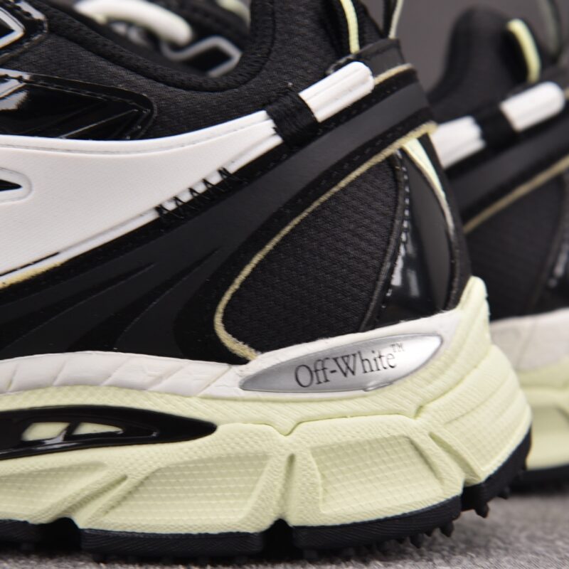 (BEST) OFF-WHITE Be Right Back Sneakers 'BLACK LIME'