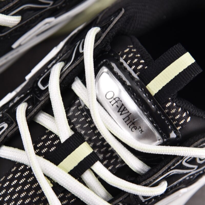 (BEST) OFF-WHITE Be Right Back Sneakers 'BLACK LIME'