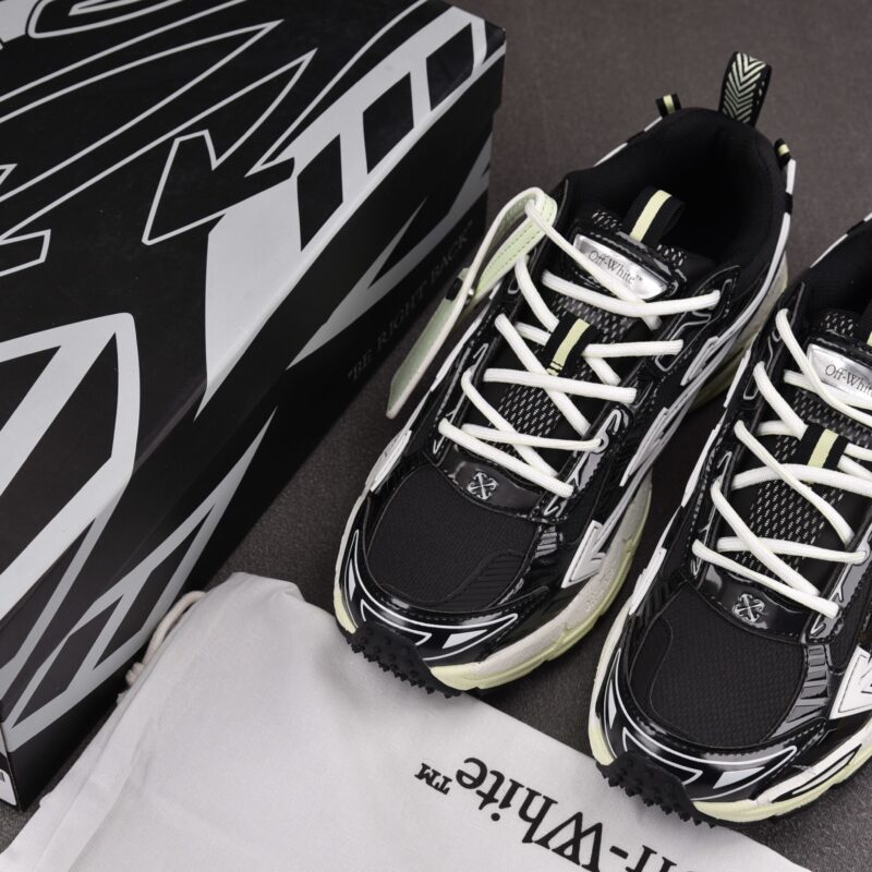 (BEST) OFF-WHITE Be Right Back Sneakers 'BLACK LIME'