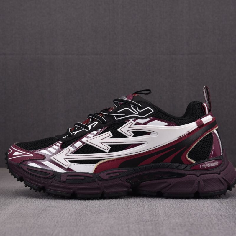 (BEST) OFF-WHITE Be Right Back Sneakers 'BURGUNDY'
