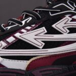 (BEST) OFF-WHITE Be Right Back Sneakers 'BURGUNDY'