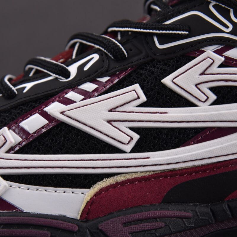 (BEST) OFF-WHITE Be Right Back Sneakers 'BURGUNDY'