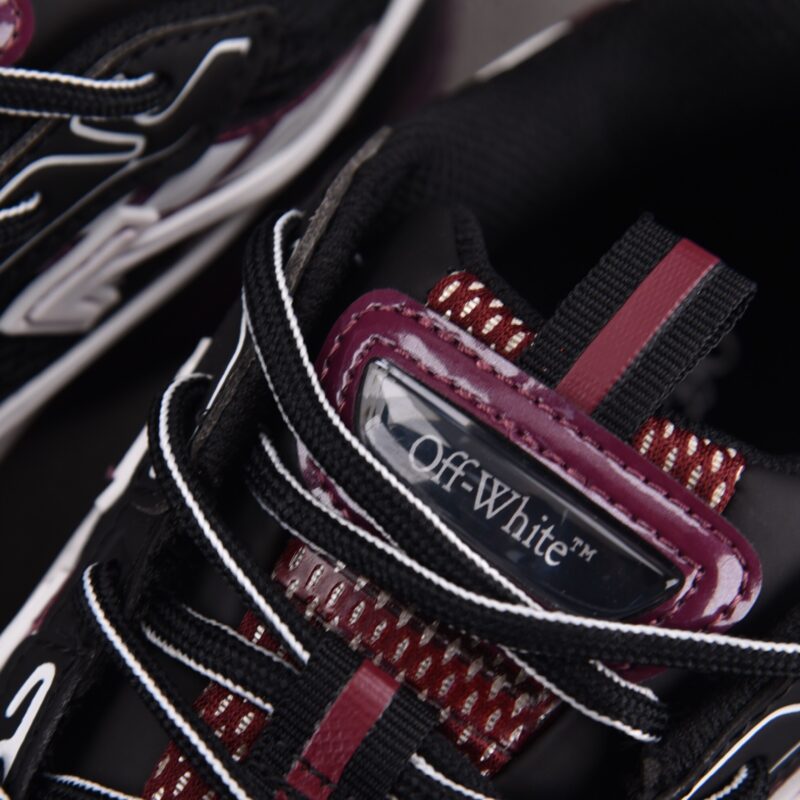 (BEST) OFF-WHITE Be Right Back Sneakers 'BURGUNDY'