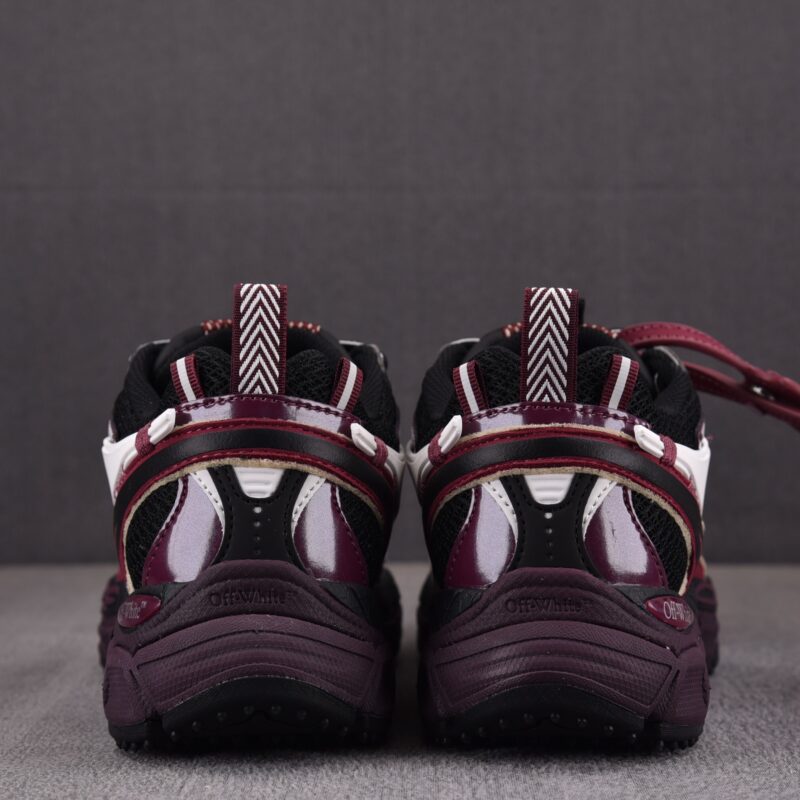 (BEST) OFF-WHITE Be Right Back Sneakers 'BURGUNDY'