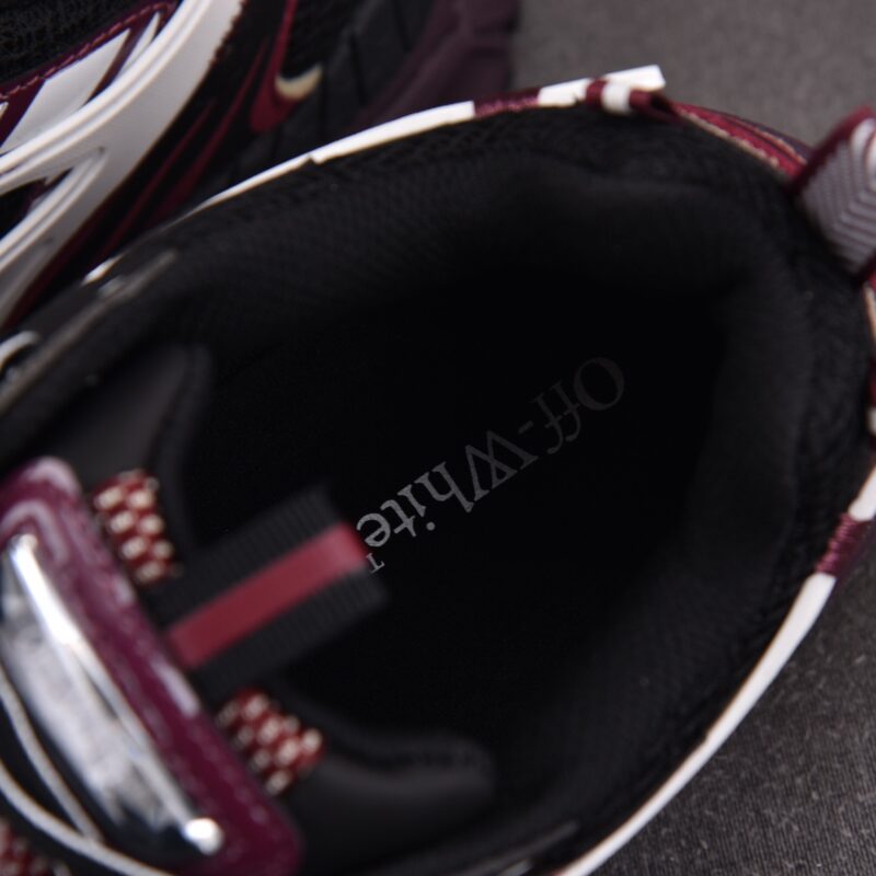 (BEST) OFF-WHITE Be Right Back Sneakers 'BURGUNDY'