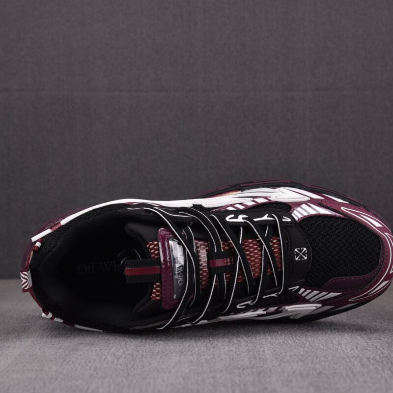 (BEST) OFF-WHITE Be Right Back Sneakers 'BURGUNDY'