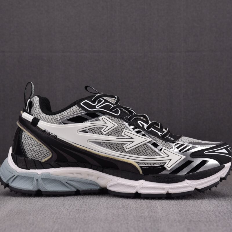 (BEST) OFF-WHITE Be Right Back Sneakers 'GREY BLACK'