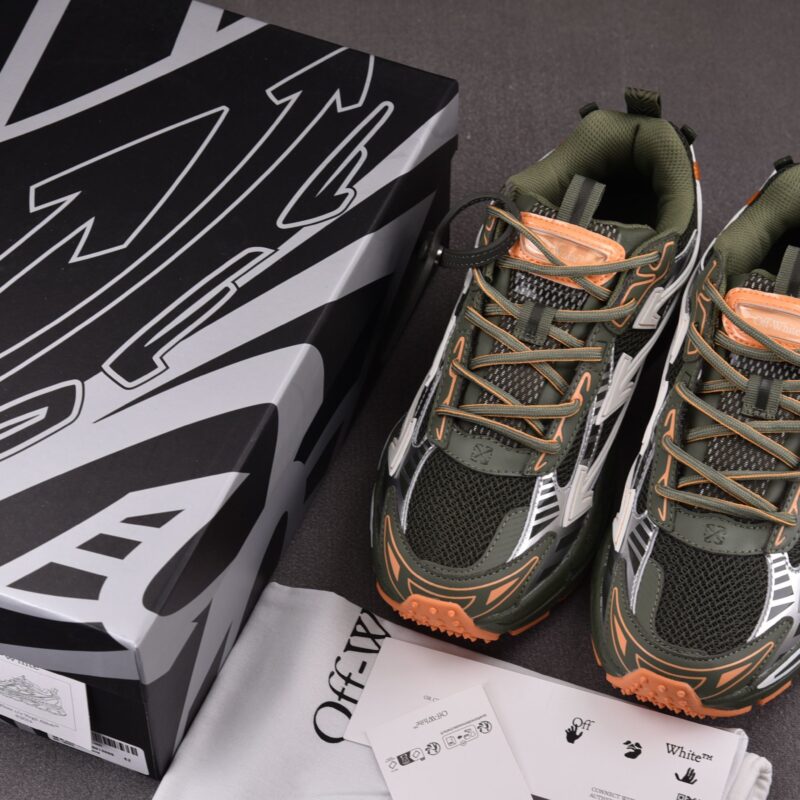 (BEST) OFF-WHITE Be Right Back Sneakers 'MILITARY GREEN'