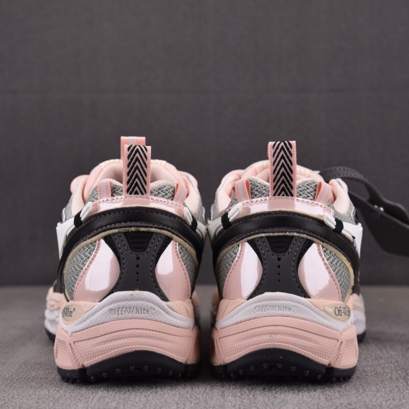 (BEST) OFF-WHITE Gray & Pink Be Right Back Sneakers
