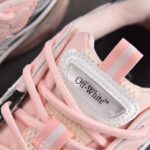 (BEST) OFF-WHITE Gray & Pink Be Right Back Sneakers