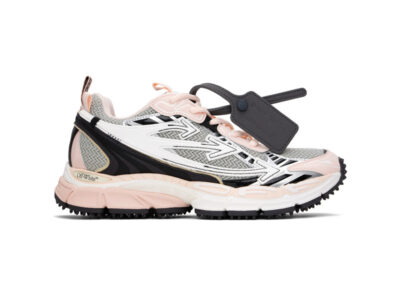 (BEST) OFF-WHITE Gray & Pink Be Right Back Sneakers