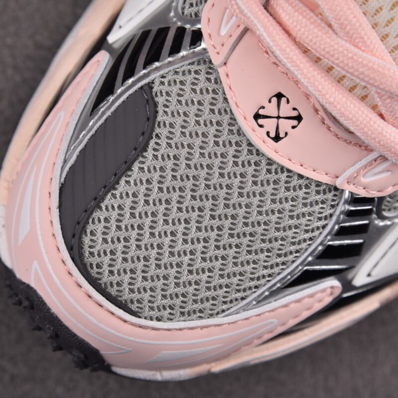 (BEST) OFF-WHITE Gray & Pink Be Right Back Sneakers