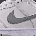 (BEST) Nike SB Dunk Low Supreme 94 'WHITE METALLIC SILVER'