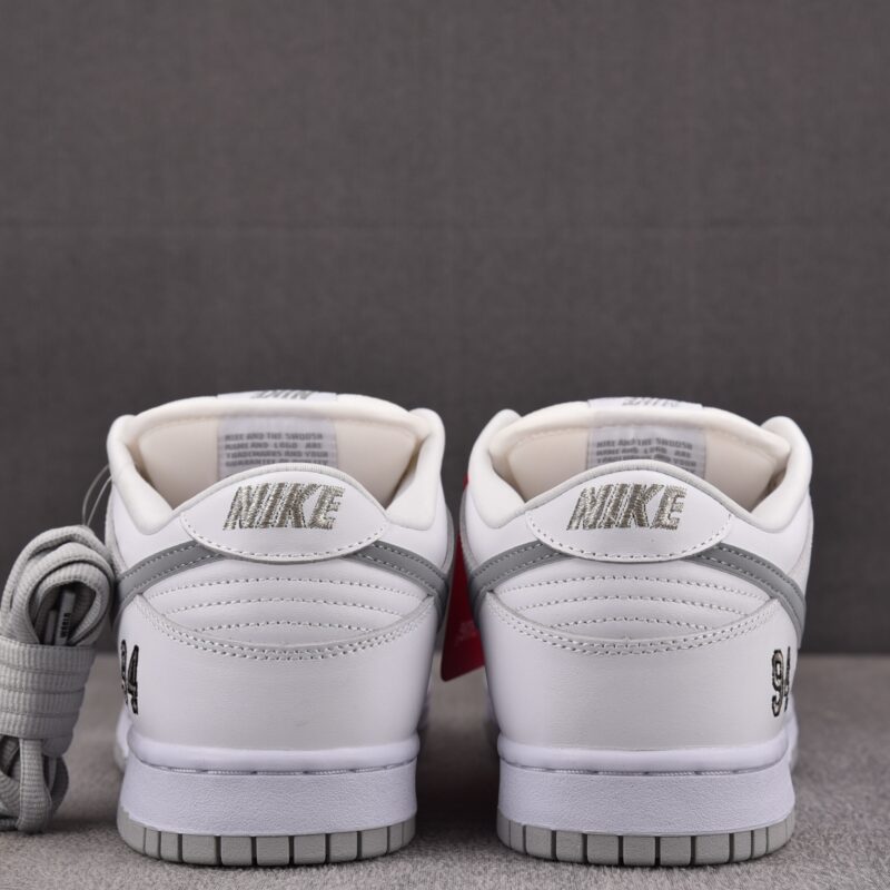 (BEST) Nike SB Dunk Low Supreme 94 'WHITE METALLIC SILVER'