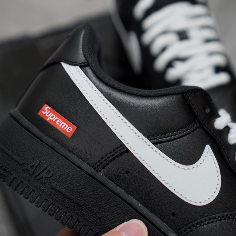 (BEST) Supreme x Air Force 1 Low 'BLACK WHITE'