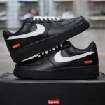 (BEST) Supreme x Air Force 1 Low 'BLACK WHITE'