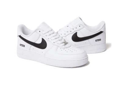 (BEST) Supreme x Nike Air Force 1 Low 'WHITE BLACK'
