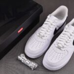 (BEST) Supreme x Nike Air Force 1 Low 'WHITE BLACK'