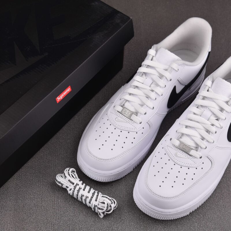 (BEST) Supreme x Nike Air Force 1 Low 'WHITE BLACK'
