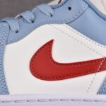 (BEST) Air Jordan 1 Low 'BLUE WHISPER DUNE RED'