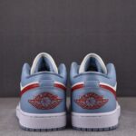 (BEST) Air Jordan 1 Low 'BLUE WHISPER DUNE RED'