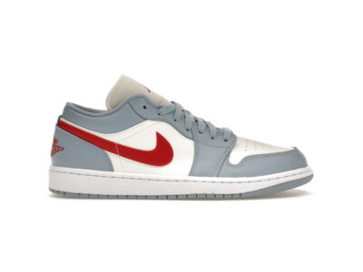 (BEST) Air Jordan 1 Low 'BLUE WHISPER DUNE RED'