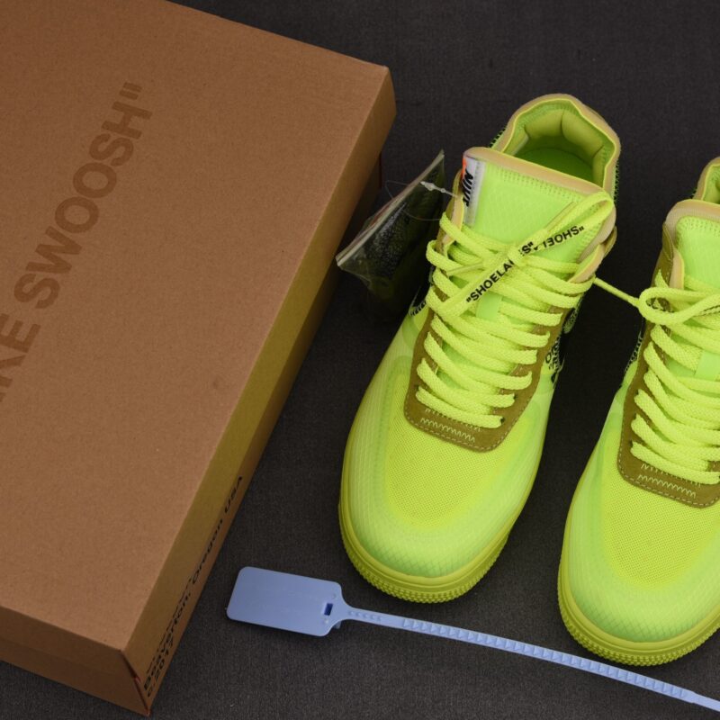 (BEST) OFF-WHITE™ x Nike Air Force 1 Low 'VOLT'