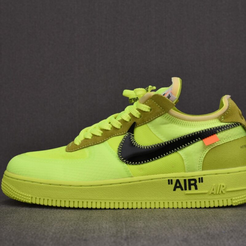 (BEST) OFF-WHITE™ x Nike Air Force 1 Low 'VOLT'
