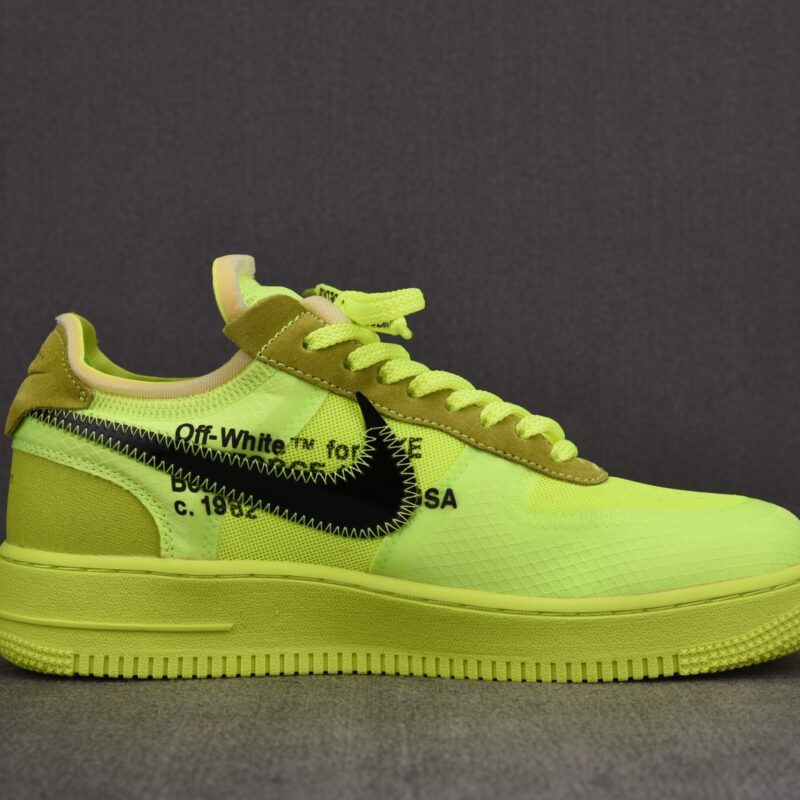 (BEST) OFF-WHITE™ x Nike Air Force 1 Low 'VOLT'